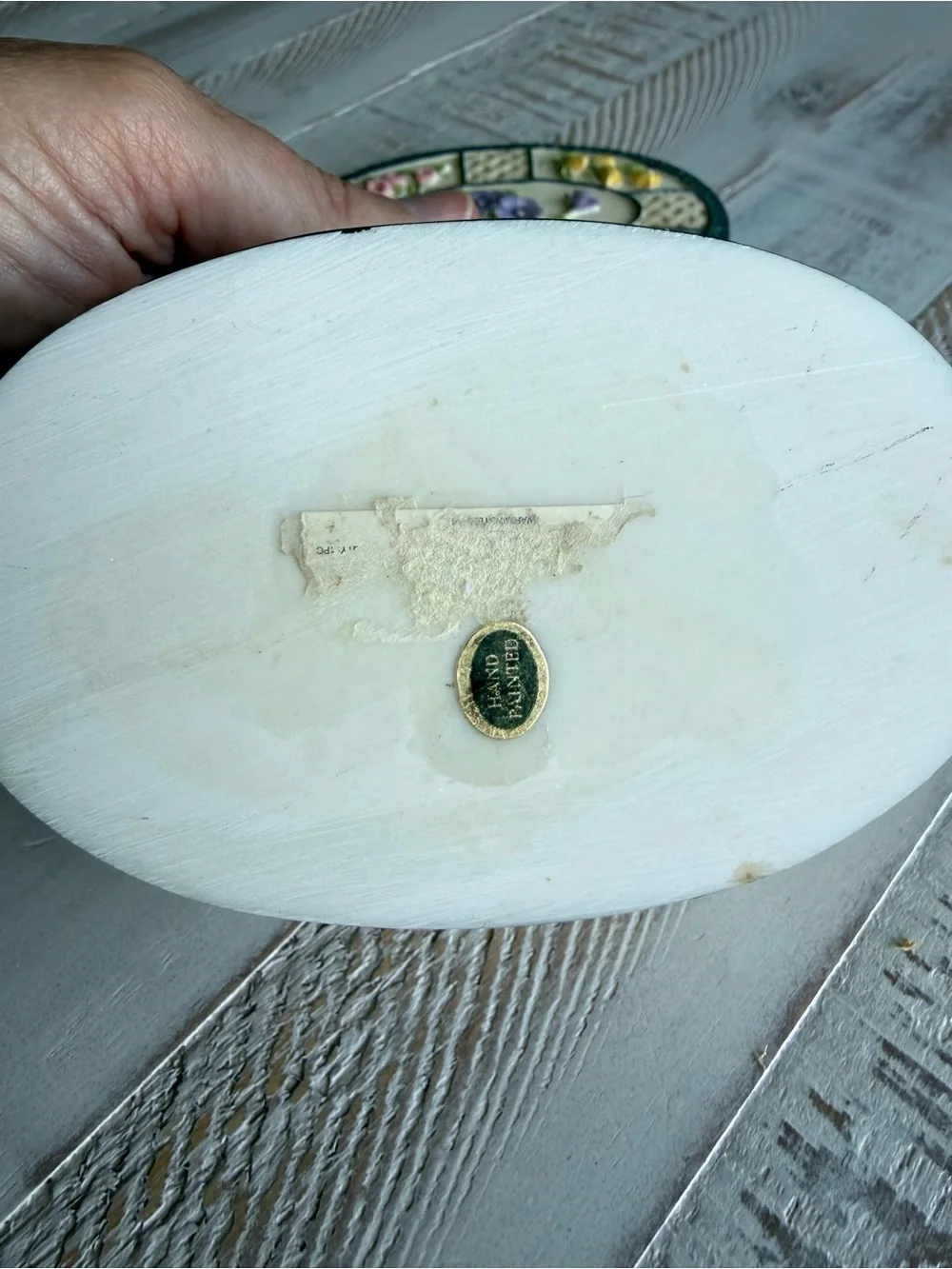 Vintage Dezine Cottagecore Floral Trinket Box